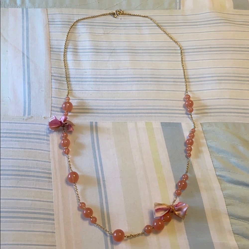 Jcrew light pink necklace